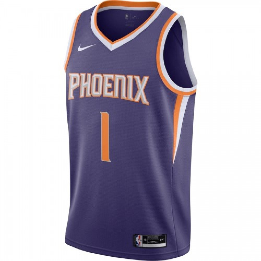 Men's Phoenix Suns Devin Booker #1 Purple 2020/21 Swingman Jersey - Icon Edition-Pro Kit Vault | Brand New 26/27 Sports Jerseys